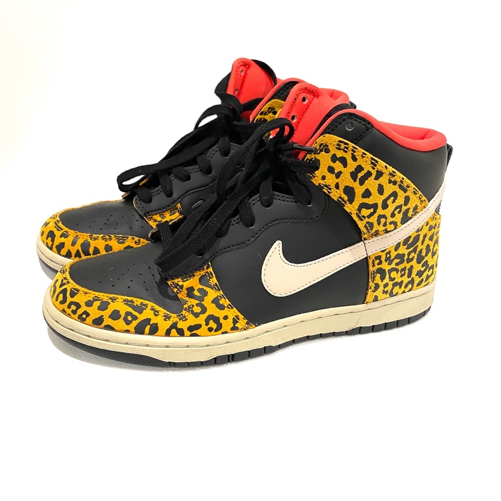NIKE Dunk High Skinny Leopard Cheetah 429984-011